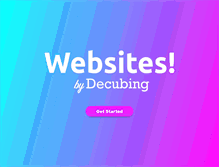 Tablet Screenshot of decubing.com